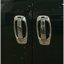 2524043 FIAT DOBLO 2010+ Chrome Door Handle Covers (8 Pcs.) 4 Doors S.Steel