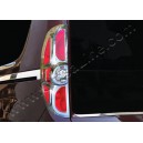 2524101 FIAT DOBLO   2010+ Chrome Rear/Tail Lights Rims 2 Pcs. S.Steel